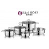 10 dalių &bdquo;EDEL HOFF SWISS&ldquo; puodų rinkinys